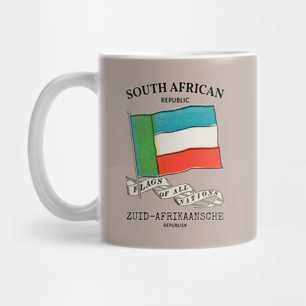 Antique South African Republic Country Flag by KewaleeTee